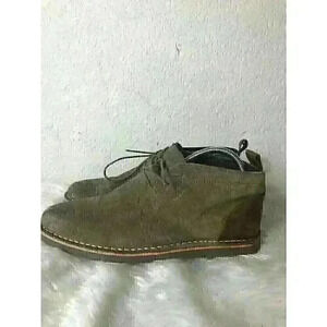 Franco Fortini Mens Size 7.5 Hudson Chukka Brown Suede Upper Leather Ankle Boots